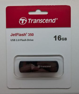 NEU: Transcend 16GB JetFlash 350 USB Stick Flash Drive 16 GB TS16GJF350 USB 2.0