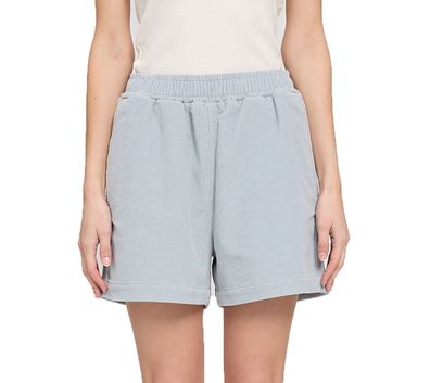 MAZINE Women Short Cord Corduroy pearl blue - Größe: L
