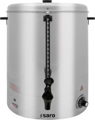Saro Gléhweinkocher Heißwasserspender 40 L Edelstahl 2,4 kW HOT DRINK MAXI