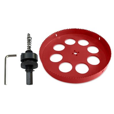 Tunez Lochsäge M42 Bi-Metall 280 mm Set mit Sechskant-Dorn Zentrierbohrer
