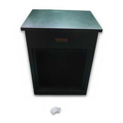 VEVOR Paketbriefkasten 44x35x58,3 cm Stahl mit Zahlenschloss Anti-Diebstahl