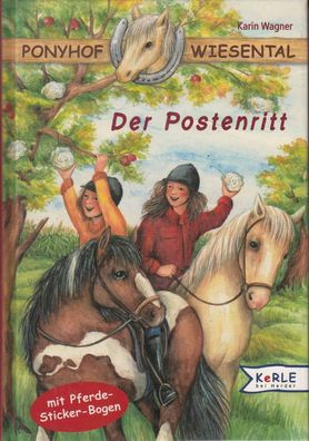 Der Postenritt mit Pferde Sticker Bogen