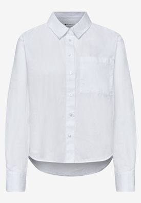 Street One Langarm Bluse mit Hemdkragen aus Twill