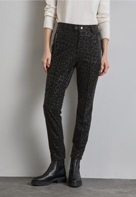 Street One Hose in Leder-Optik mit Leoprint