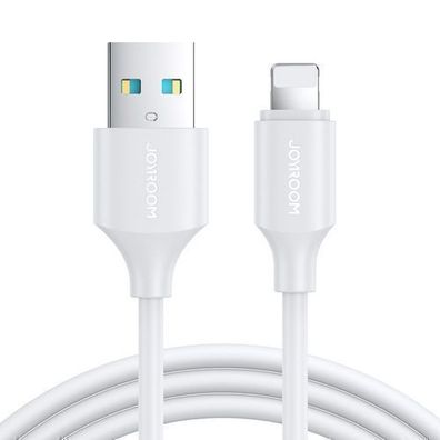 Joyroom A9 USB-A auf Lightning Kabel 2.4A 1m Weiß - Hohe Langlebigkeit