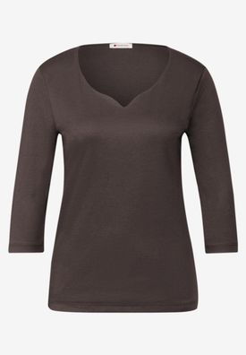 Street One Shirt Style Ada mit Herzausschnitt 3/4