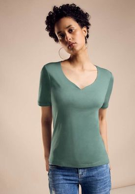 Street One Shirt mit Herzausschnitt