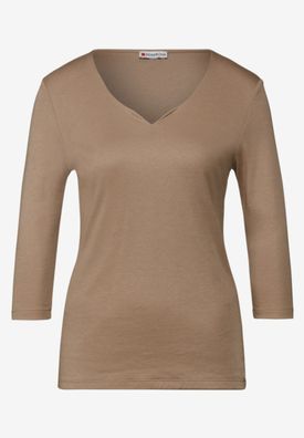 Street One Shirt Ada mit Herzausschnitt