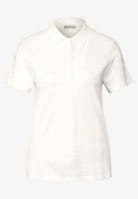 Street One Poloshirt mit Rippstruktur