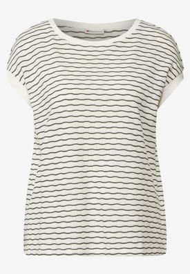 Street One Shirt mit welligen Streifen