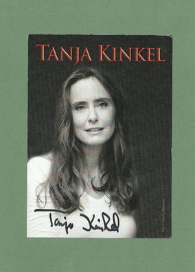 Tanja Kinkel ( deutsche Schriftstellerin )- persönlich sig. Autogrammkarte