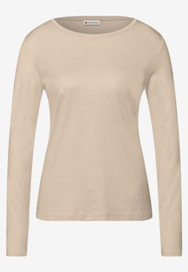 Street One Basic Rundhalsshirt langarm