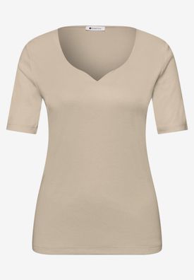 Street One Heart Neck Shirt Ada 1/2 Arm