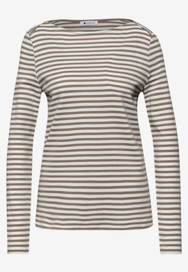 Street One Basic U-Boot Streifenshirt
