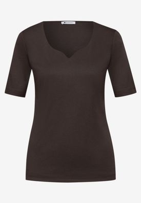 Street One Heart Neck Shirt Ada 1/2 Arm