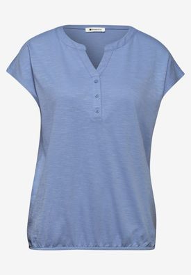 Street One Jerseyshirt mit Splitneck