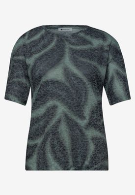 Street One Shirt mit Ausbrennermuster