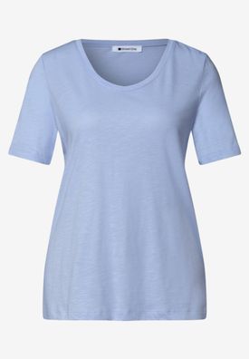 Street One Basic T-Shirt mit V-Neck Style Gerda