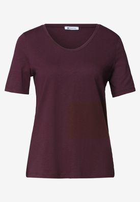 Street One Basic T-Shirt mit V-Neck Style Gerda