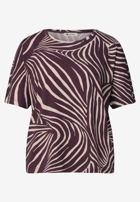 Street One Kurzarm Shirt mit Rundhals und Print Style Christa