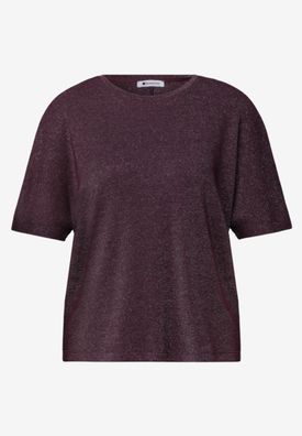Street One Dropped Shoulder Shirt mit Glitzerdetails