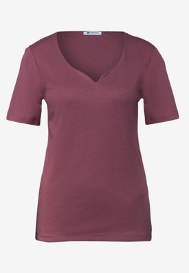 Street One Heart Neck Shirt Ada 1/2 Arm