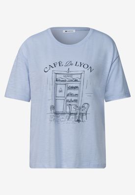 Street One T-Shirt mit Rundhals und Frontprint
