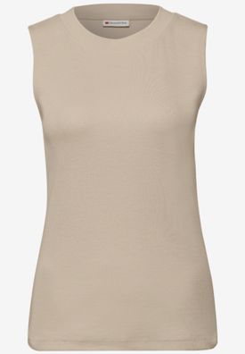 Street One Basic Top mit Rippstruktur