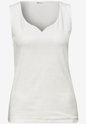 Street One Basic Top mit Herzausschnitt