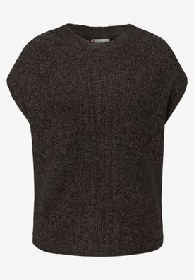 Street One Ärmelloser Chenille Pullover
