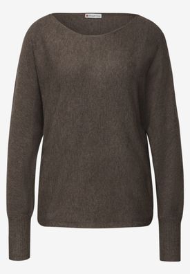 Street One Basic Pullover mit U-Bootausschnitt
