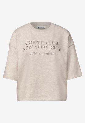Street One Kurzarm Sweatshirt mit Wording