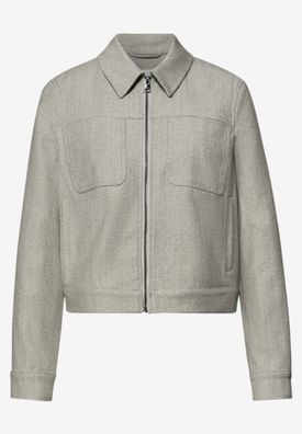 Street One Jacke mit Fischgrätmuster und Zipper