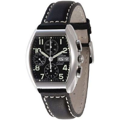 Zeno-Watch - Armbanduhr - Herren - Chrono - Tonneau Sapphire - 3077TVDD-a1