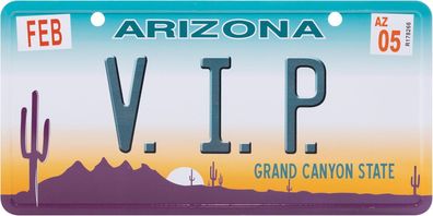 USA Kennzeichen Blech, HERO , V.I.P. , Arizona , (12)