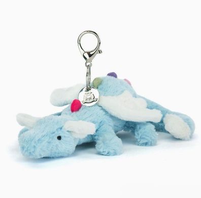 Jellycat Plüsch-Taschenanhänger „Fun“ - 10 cm Himmelsdrache