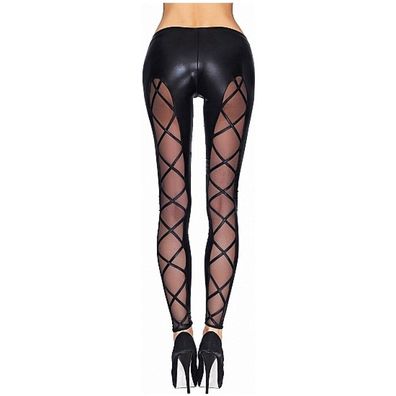CAMIRI Wetlook-leggings MIT Transparentem EFFEKT - Schwarz