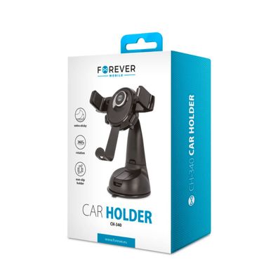 Forever CH 340 Auto Handyhalterung Schwarz für Windschutzscheibe mit automatischen