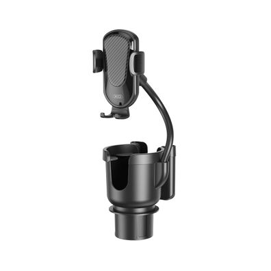 XO C140 Auto-Handyhalterung Schwarz für Becherhalter mit flexiblem Arm sowie zusät