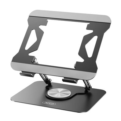 XO C153 Laptop-Ständer Schwarz für Laptop und Tablet bis 17,3 Zoll mit 360°-Drehba