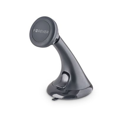 Forever Moto Line MH-100 magnetische Auto-Handyhalterung Schwarz für Windschutzsch