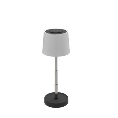 Platinet LED Tischlampe 2W mit Akku, Touch und 3 Lichtfarben Schwarz