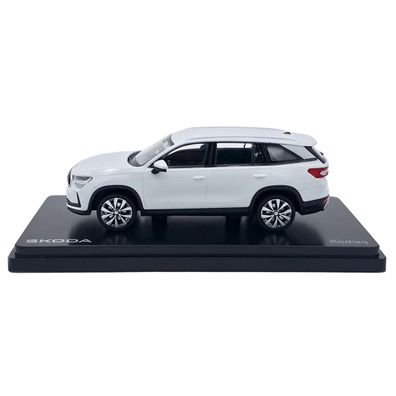 Original Skoda Kodiaq Modellauto 1:43 Miniatur Modell weiß 57H099300S9R