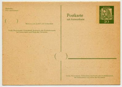 BRD Nr P70 Ungebraucht Postkarte X7254EA