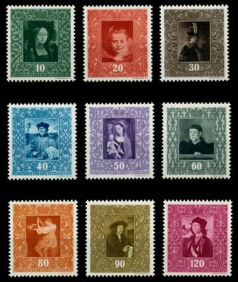 Liechtenstein 1949 Nr 268-276 postfrisch X6A8C36