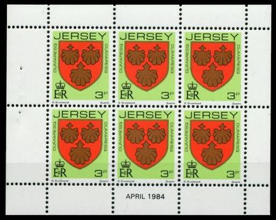 JERSEY Heftchenblatt Nr HB 0-26 APR84 postfrisch X6C179E
