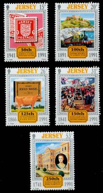 JERSEY 1991 Nr 544-548 postfrisch X6C197E