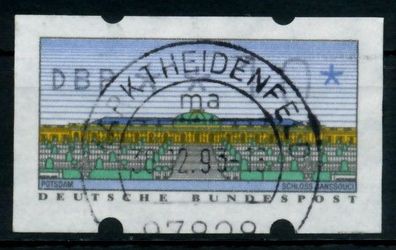 BRD ATM 1993 Nr 2-1.1-0010 gestempelt X75BF06