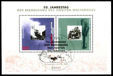 BRD BUND BLOCK Kleinbogen 1995 Block 31-ESST-BO S53D30E