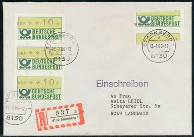 BRD ATM1-250 BRIEF MIF Starnberger Springer X7E44F2